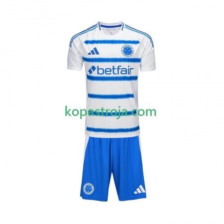 Billiga Fotbollströjor Cruzeiro Barn Borta tröja 2025/26 Kortärmad
